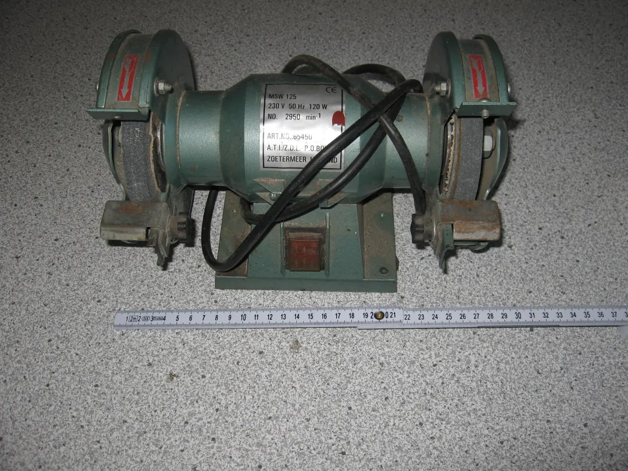 Billede 1 - Elektrisk bænksliber MSW 125
