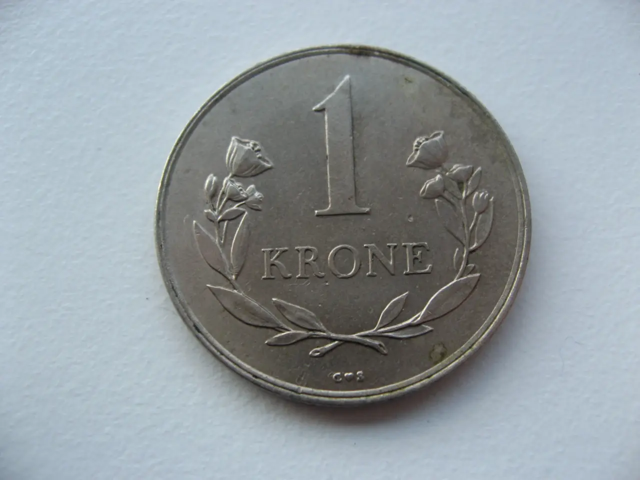 Billede 2 -  Grønland Særdeles flot 1 kr  1964. den sidste   