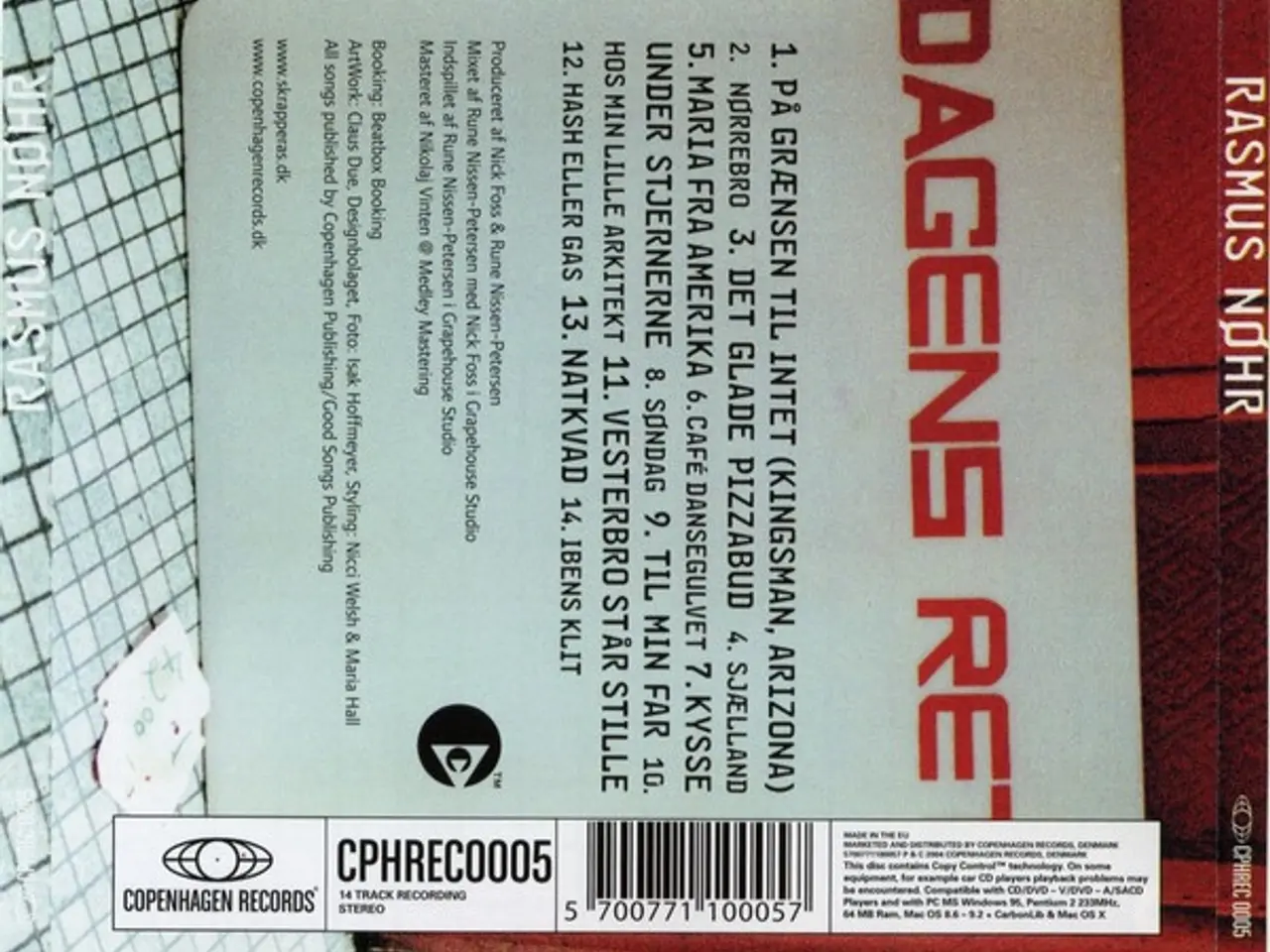 Billede 2 - Rasmus Nøhr – Rasmus Nøhr – CD