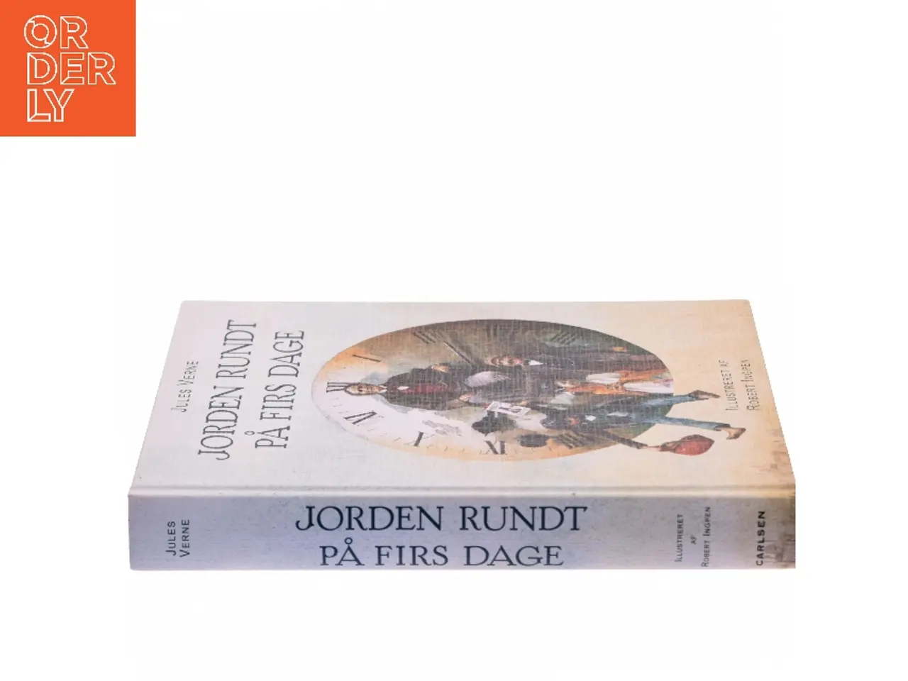 Billede 2 - Jorden rundt på firs dage af Jules Verne (Bog)
