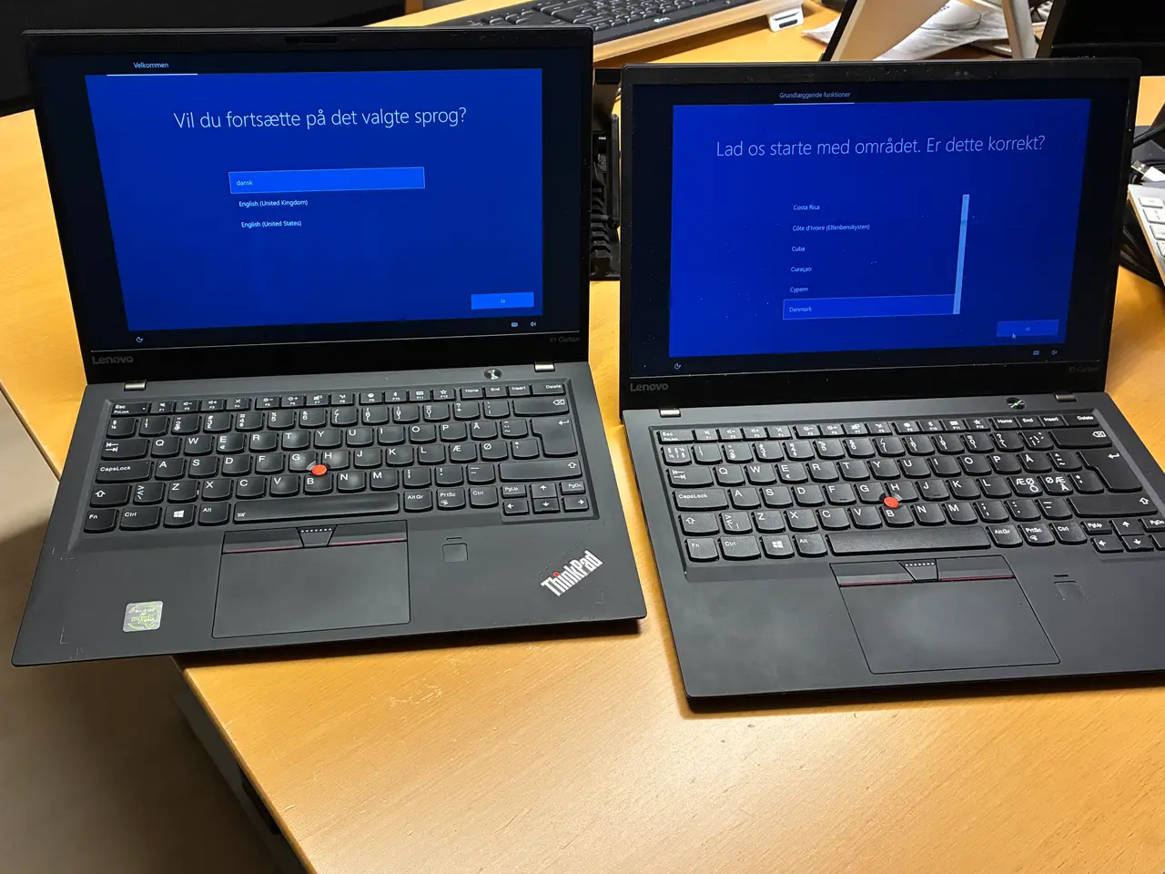 Billede 1 - 2 stk. Lenovo ThinkPad X1 Carbon bærbare computere