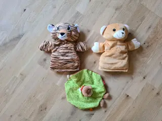 Handskedukke. Fingerdukke. Sutteklud