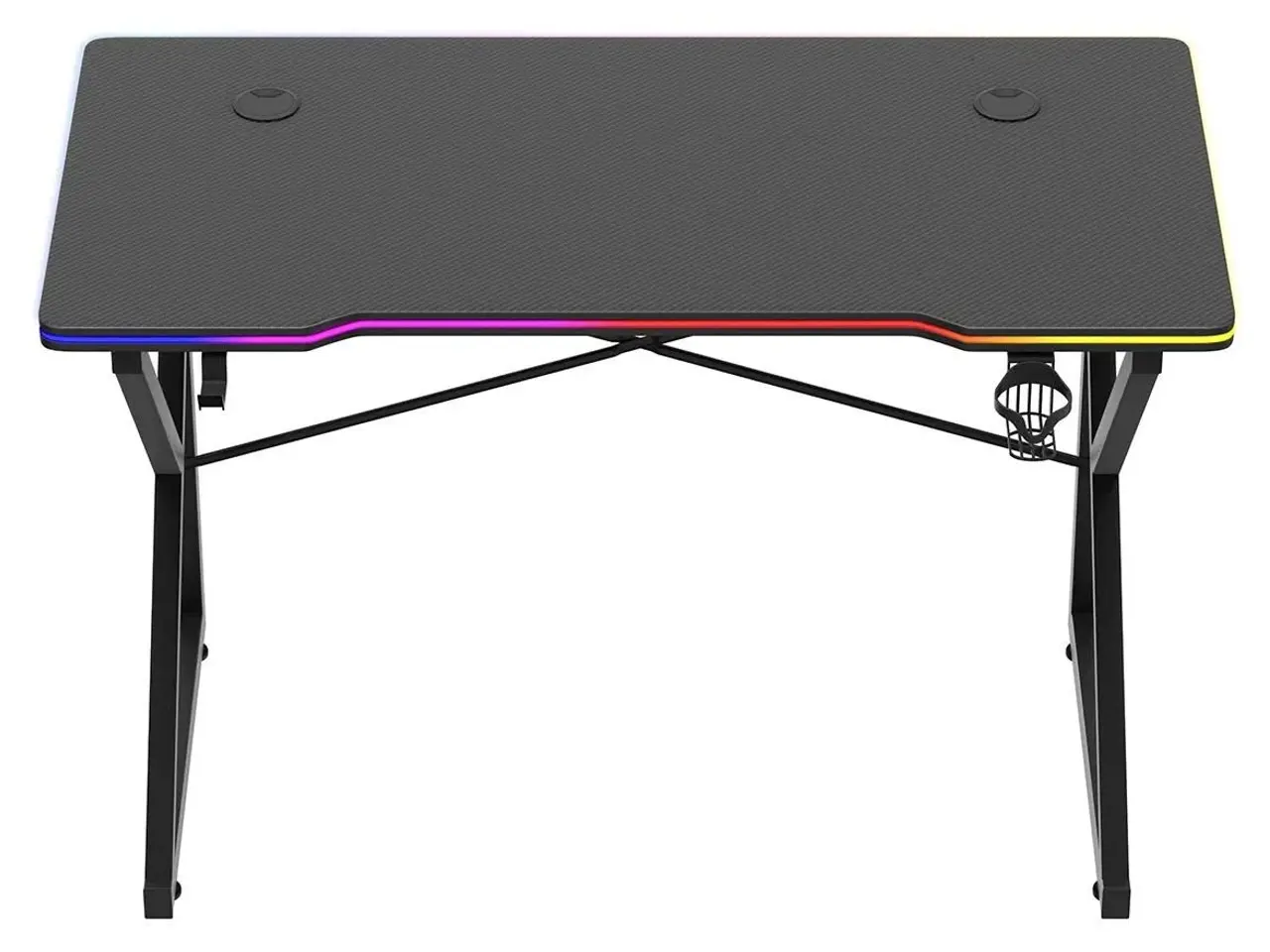 Billede 7 - Gamingbord Huzaro Hero 1.7 RGB - sort, 120×60 cm