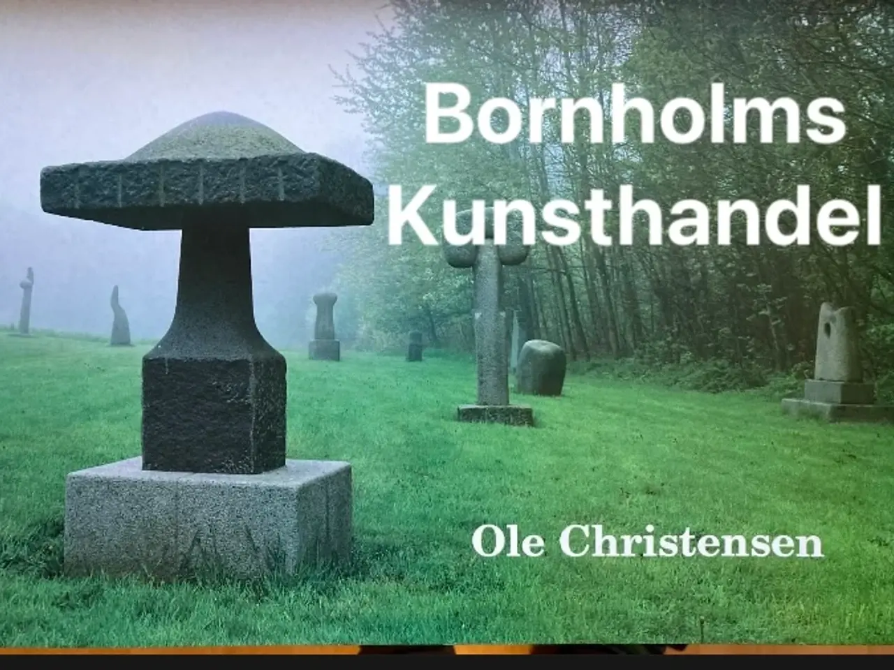Billede 1 - Hæfte om billedhugger Ole christensen