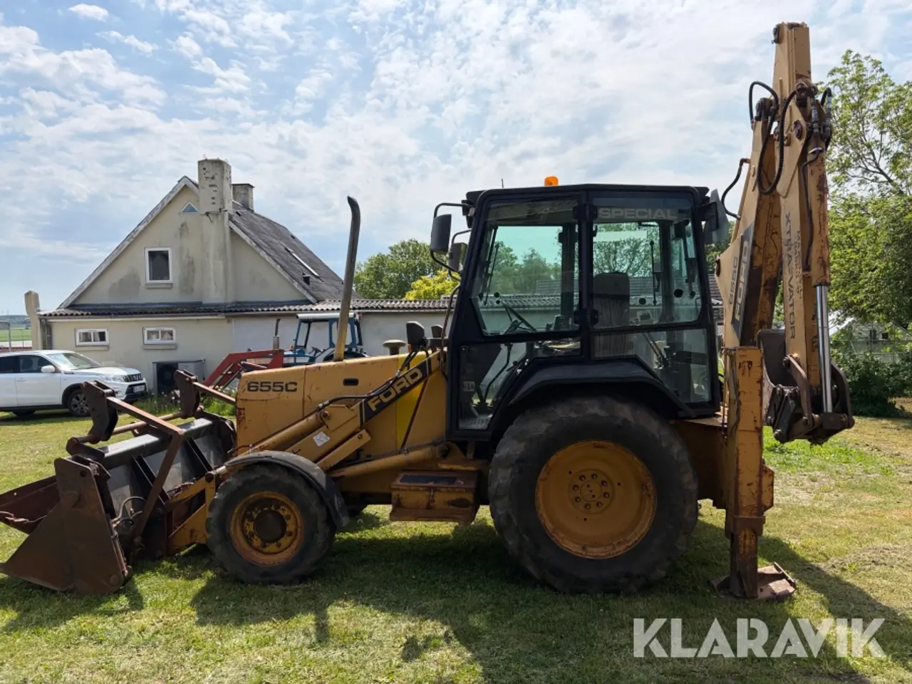 Billede 2 - Rendegraver Ford 655c med skovlpakke.