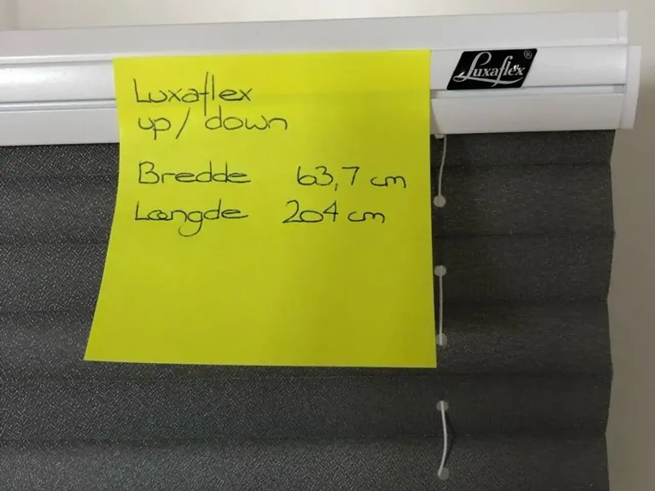 Billede 5 - Luxaflex str. 63,7 x 202/204