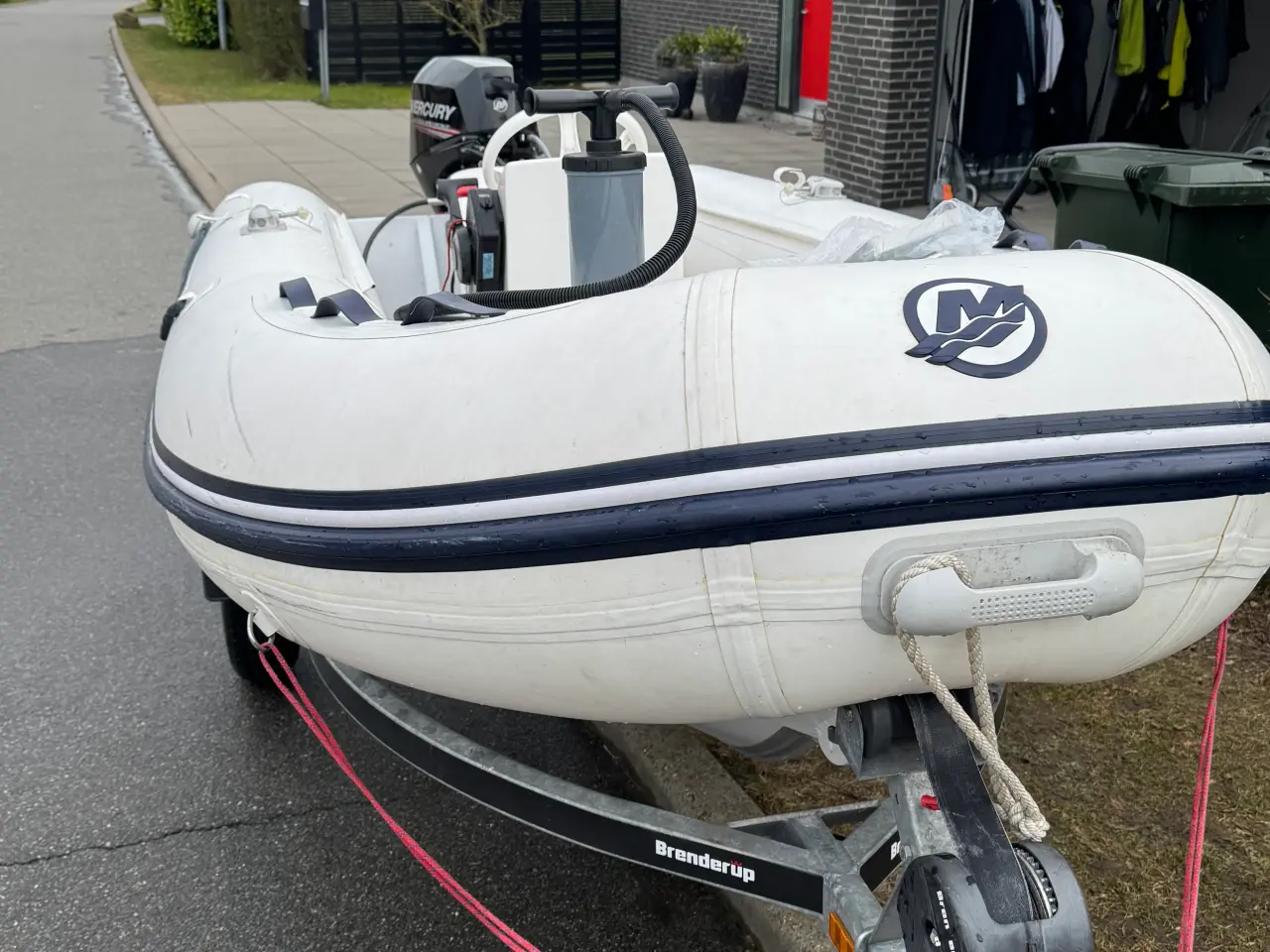 Billede 1 - Quicksilver 350 Alurib med 20 hk påhængsmotor