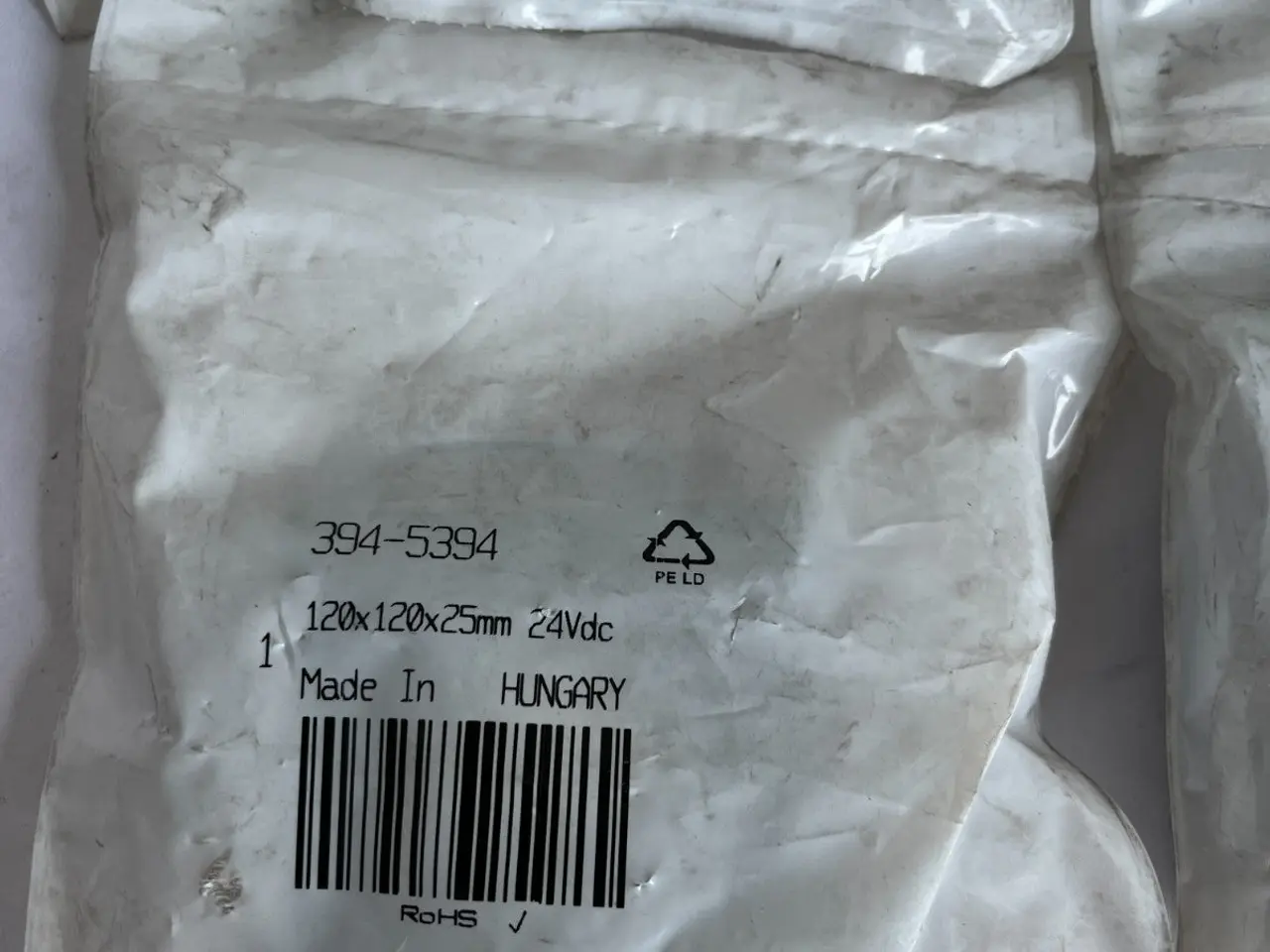 Billede 4 - Ebm‑Papst 394‑5394 Axial ventilator 80 X 80 X 25Mm