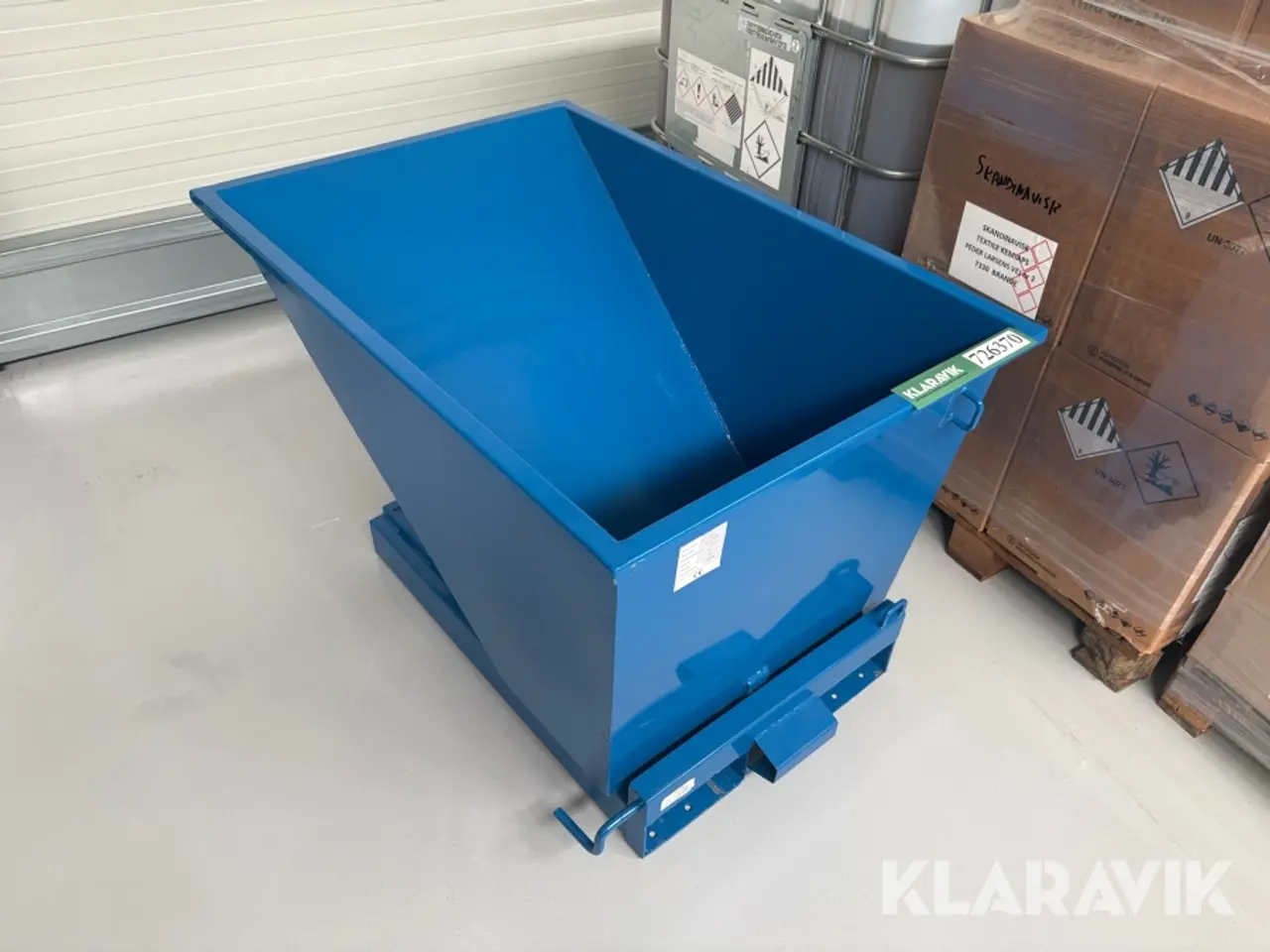 Billede 3 - Tipcontainer Intra Materialhantering Tippo 300 320 L / 1500 kg.