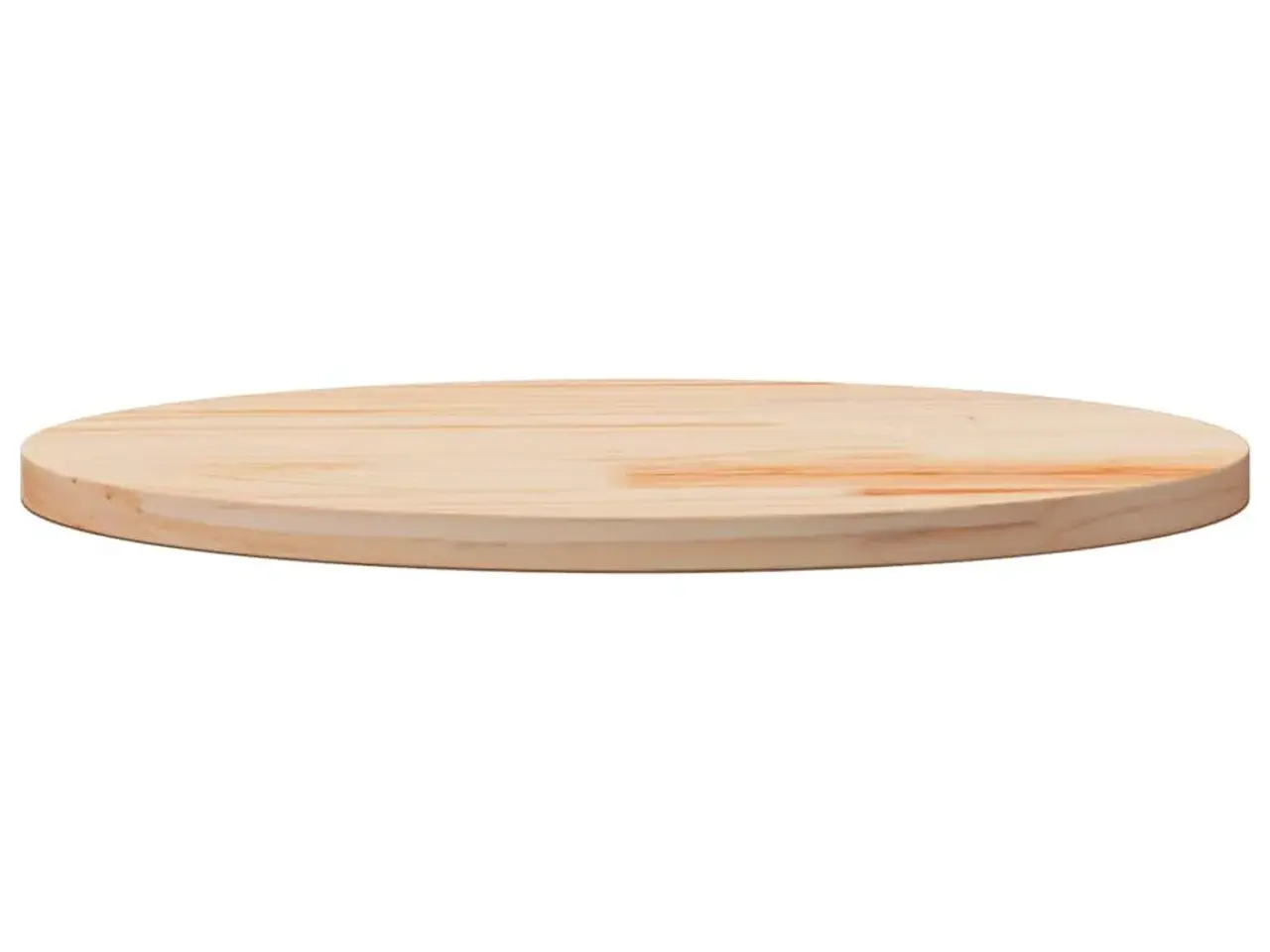 Billede 3 - Bordplade Ø70x2,5 cm massivt fyrretræ