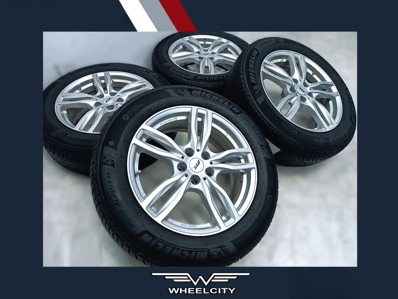 Billede 1 - 5x112 18" ET22 nav 66,6ø ATS vintersæt inkl.TPMS