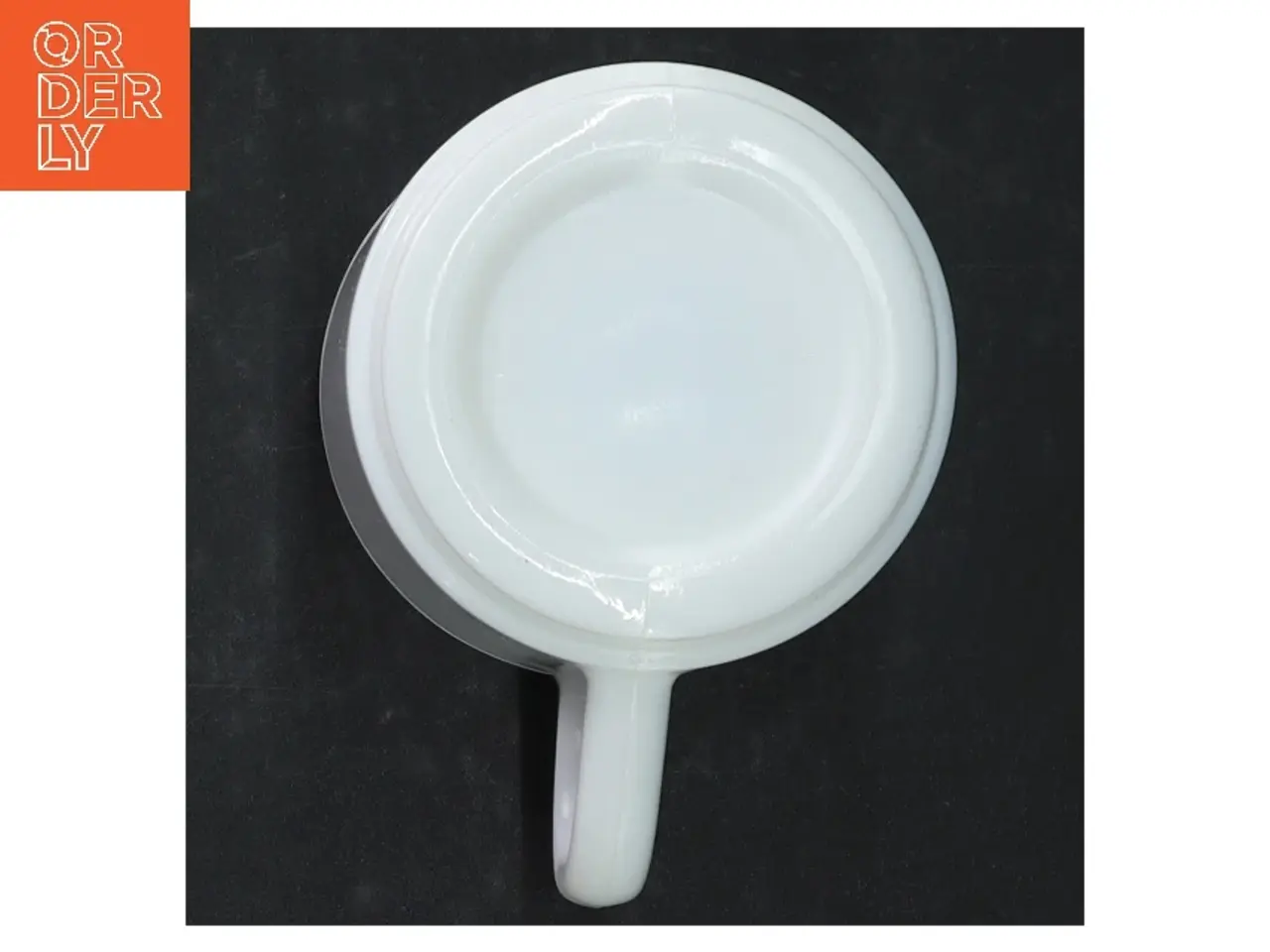 Billede 2 - Hvid kaffekop (str. H 9 cm. ø 8 cm)