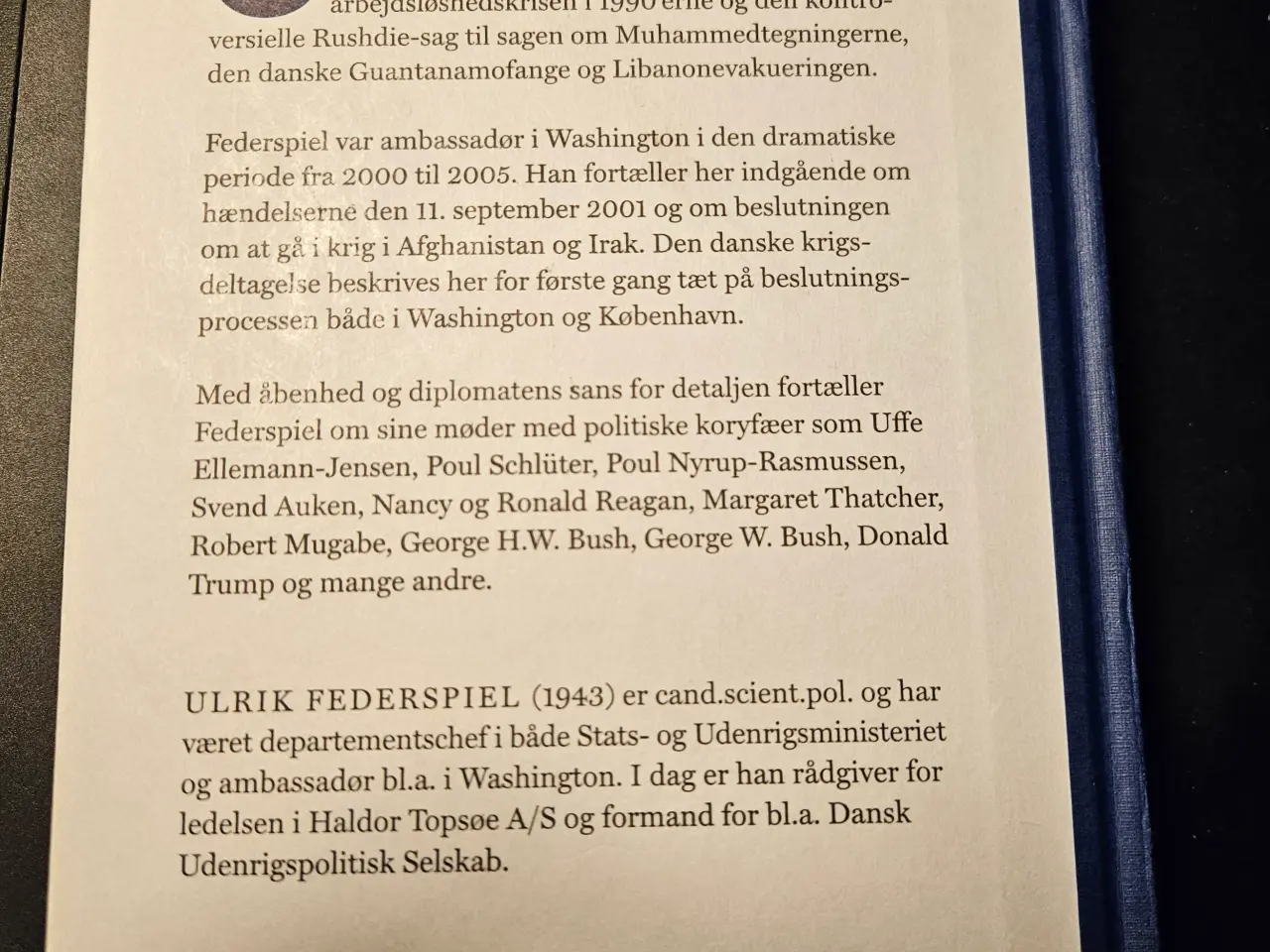 Billede 1 - Biografi om Ulrik Federspiel