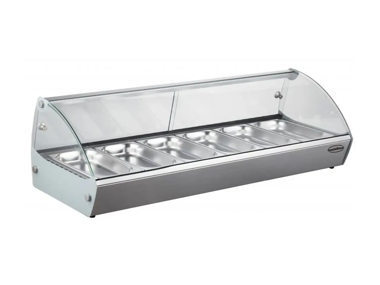 Billede 1 - Lang Varmemontre (111cm) – Inkl. 6xGN 1/3 Kantiner