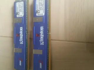 2x1gb Kingston ram DDR2 