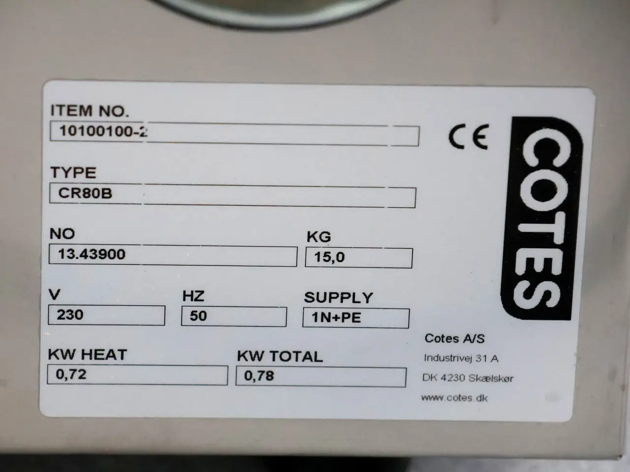 Billede 7 - Cotes CR80B absorptionaffugter m/ekstern hydrostat
