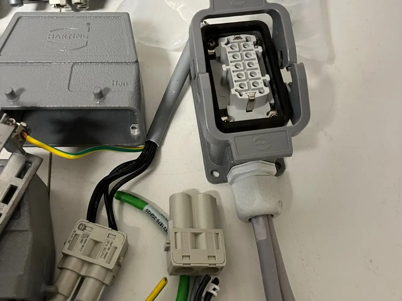 Billede 10 - Harting Han Heavy Duty stik parti Enclosures kabel