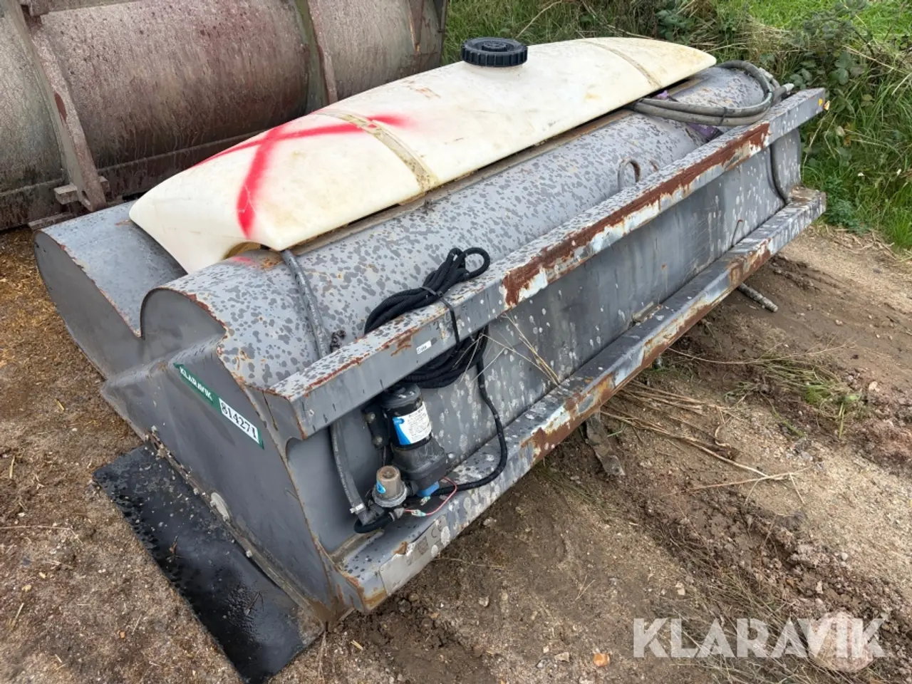 Billede 3 - Kost med opsamlerbakke og vandtank Holms SU 12.15
