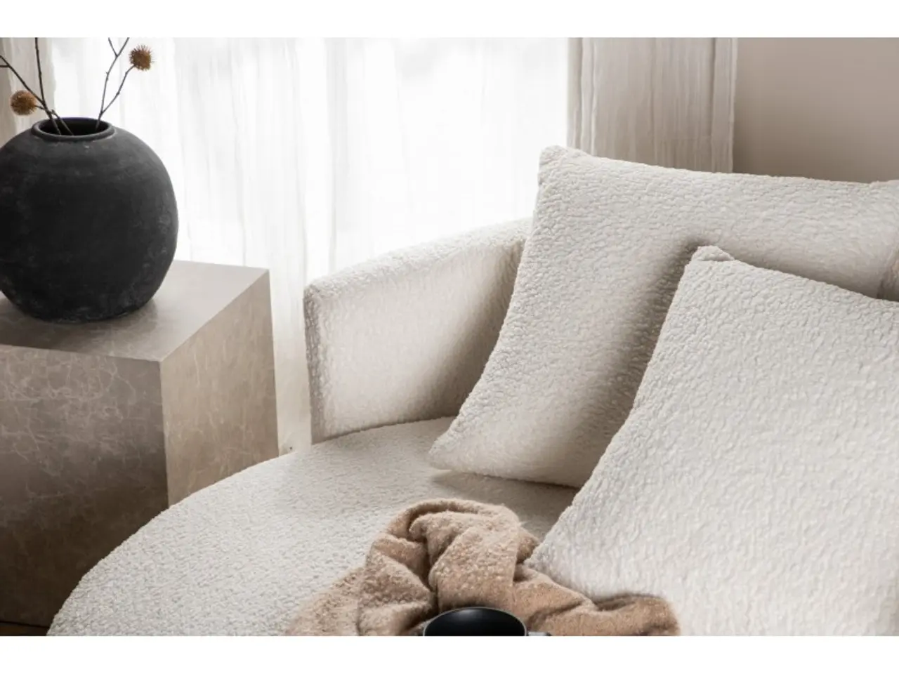 Billede 15 - Kelso 2 personers Sofa - Beige og Sort
