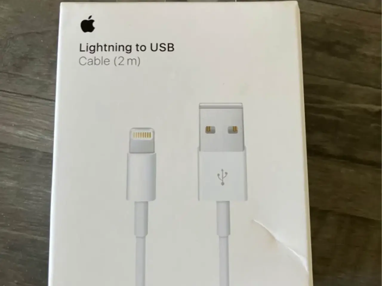 Billede 1 - Originalt Apple kabel Lightning til USB-A 2 meter