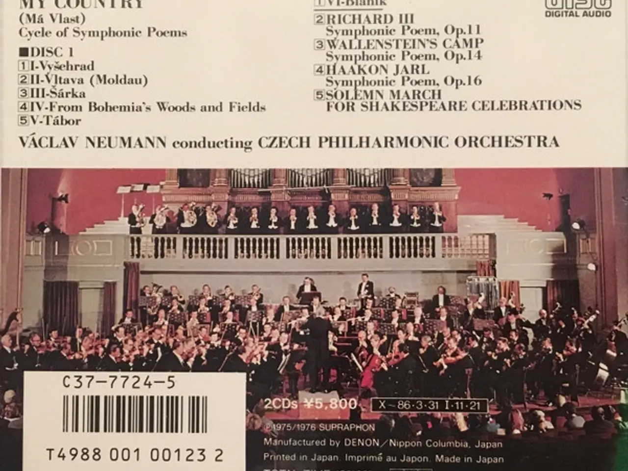 Billede 2 - The Czech Philharmonic… – My Country – CD