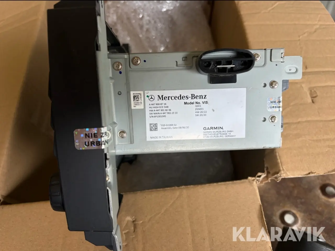 Billede 2 - Navigations- og multimediesystem Mercedes-Benz HU HIGH ECE DAB / VIS