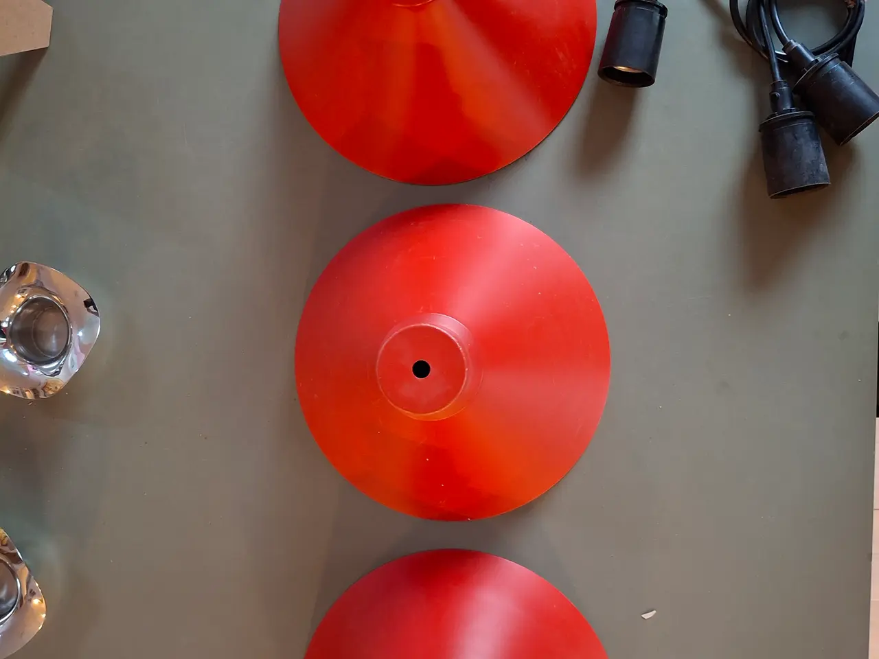 Billede 2 - Pendler, røde, 3 stk, god stand