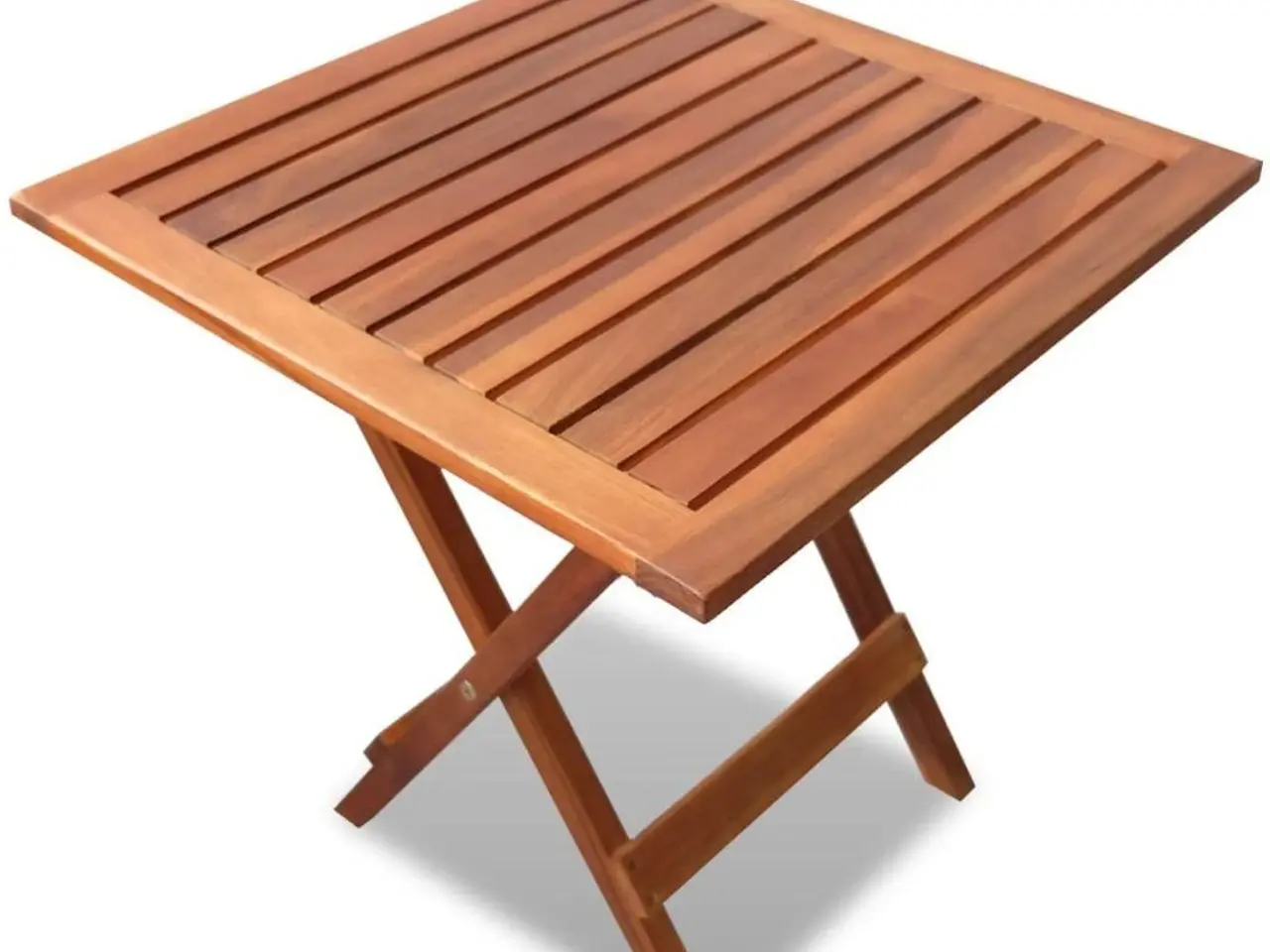 Billede 4 - Bistrobord 46 × 46 × 47 cm i massivt akacietræ - foldbart havebord