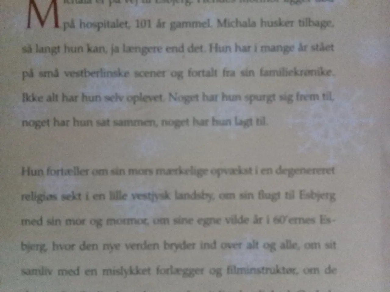 Billede 2 - Sne på hendes ansigt