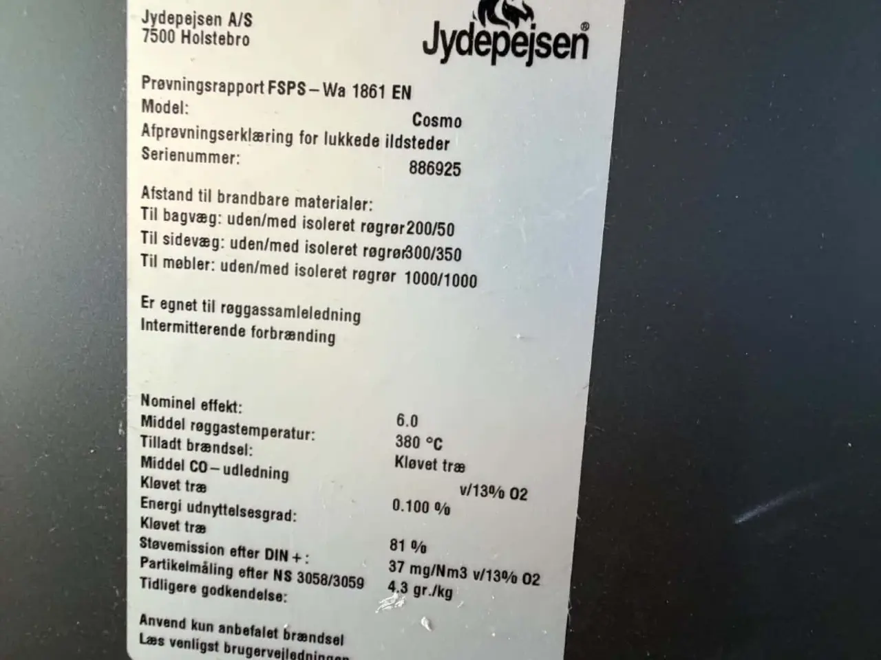 Billede 4 - Brændeovn