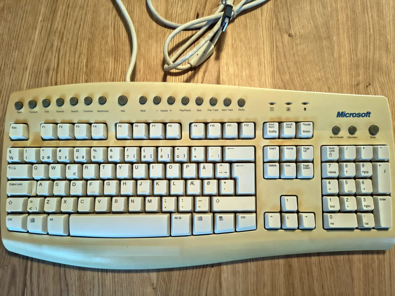 Billede 2 - Microsoft Internet Keyboard Pro tastatur med PS/2