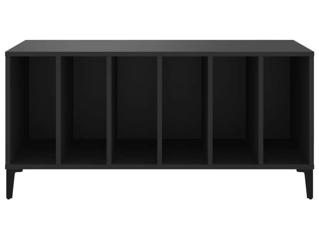Billede 5 - Vinylskab 100x38x48 cm konstrueret træ sort