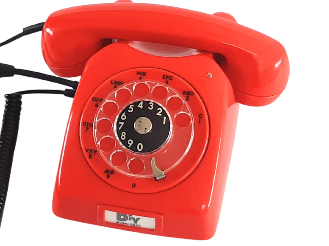 Billede 1 - Retro telefon mikrofon 2 (Rød)