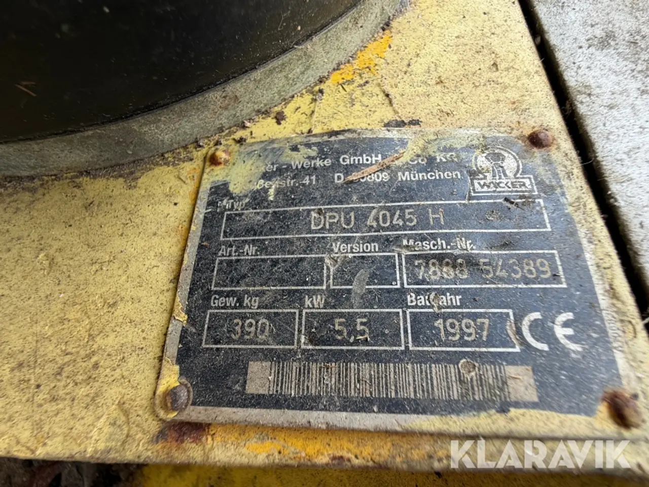 Billede 4 - Pladevibrator Wacker DPU 4045 H
