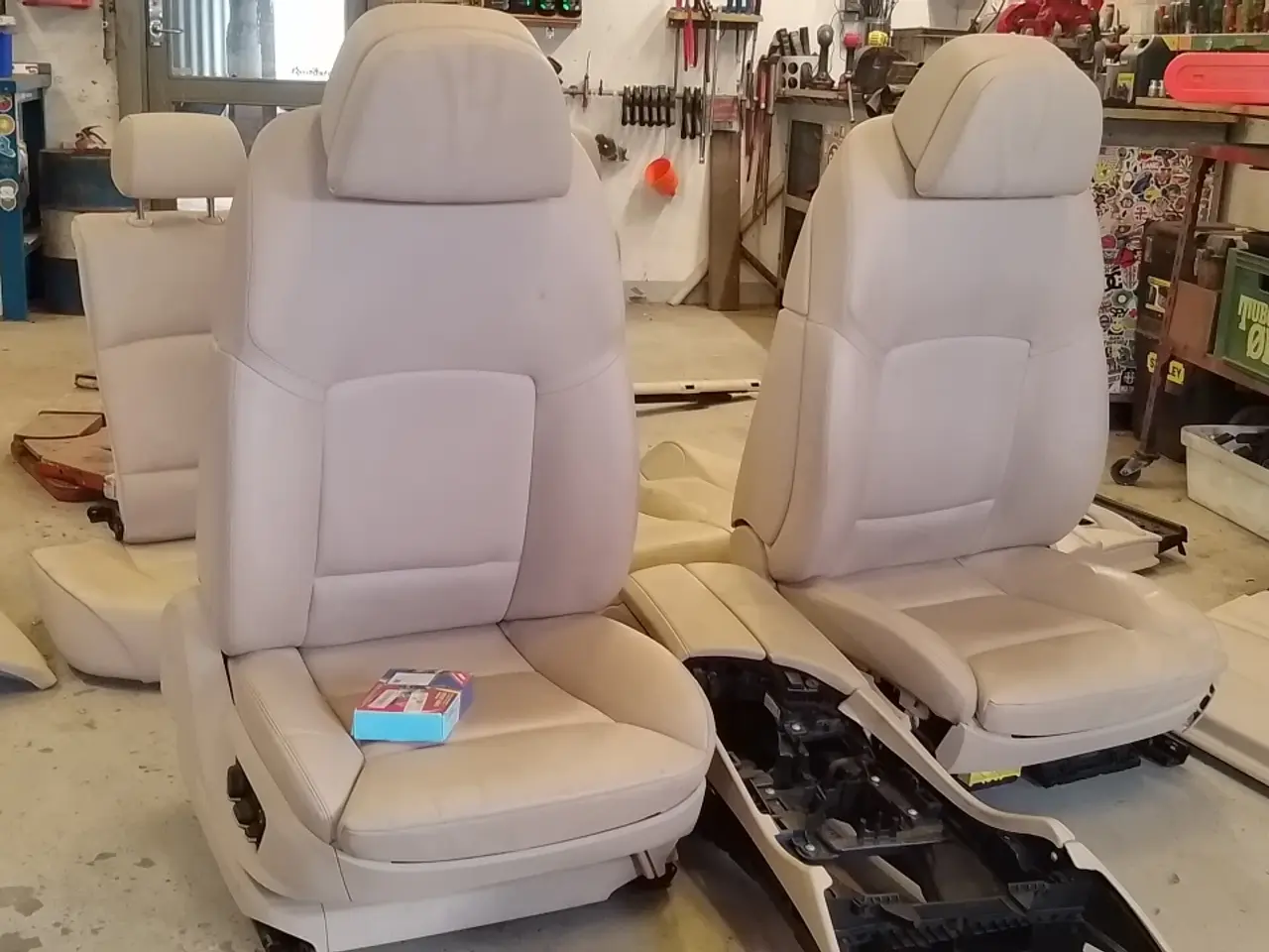 Billede 20 - Komplet beige læderkabine BMW F11