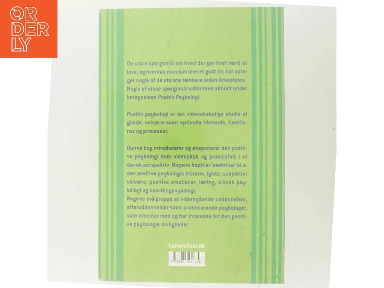 Billede 3 - Positiv psykologi : en introduktion til videnskaben om velvære og optimale processer (Bog)