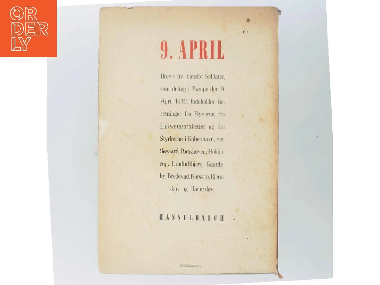 Billede 3 - 9. april (Bog)
