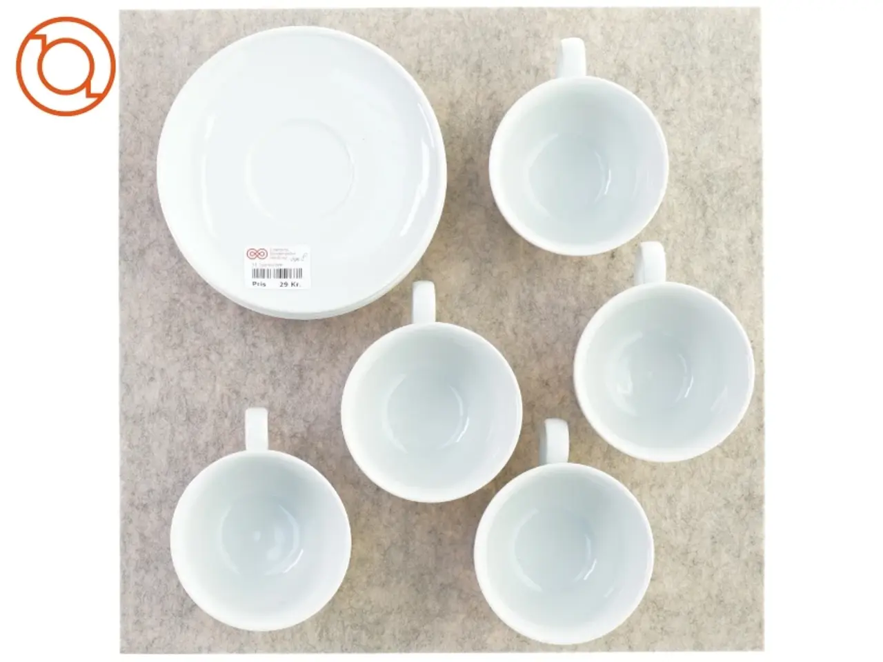 Billede 3 - Kaffe kopper med underkopper fra blu villeroy & boch (str. Kop 10 x 7 cm underkop 17 cm)