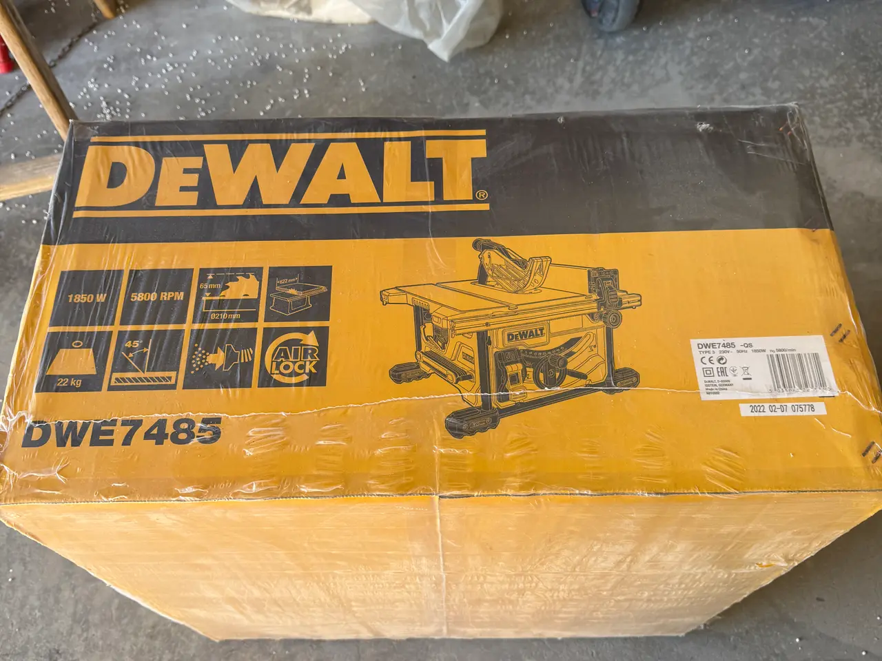 Billede 1 - DeWalt Rundsav med bord DWE 7485 + DE 7400