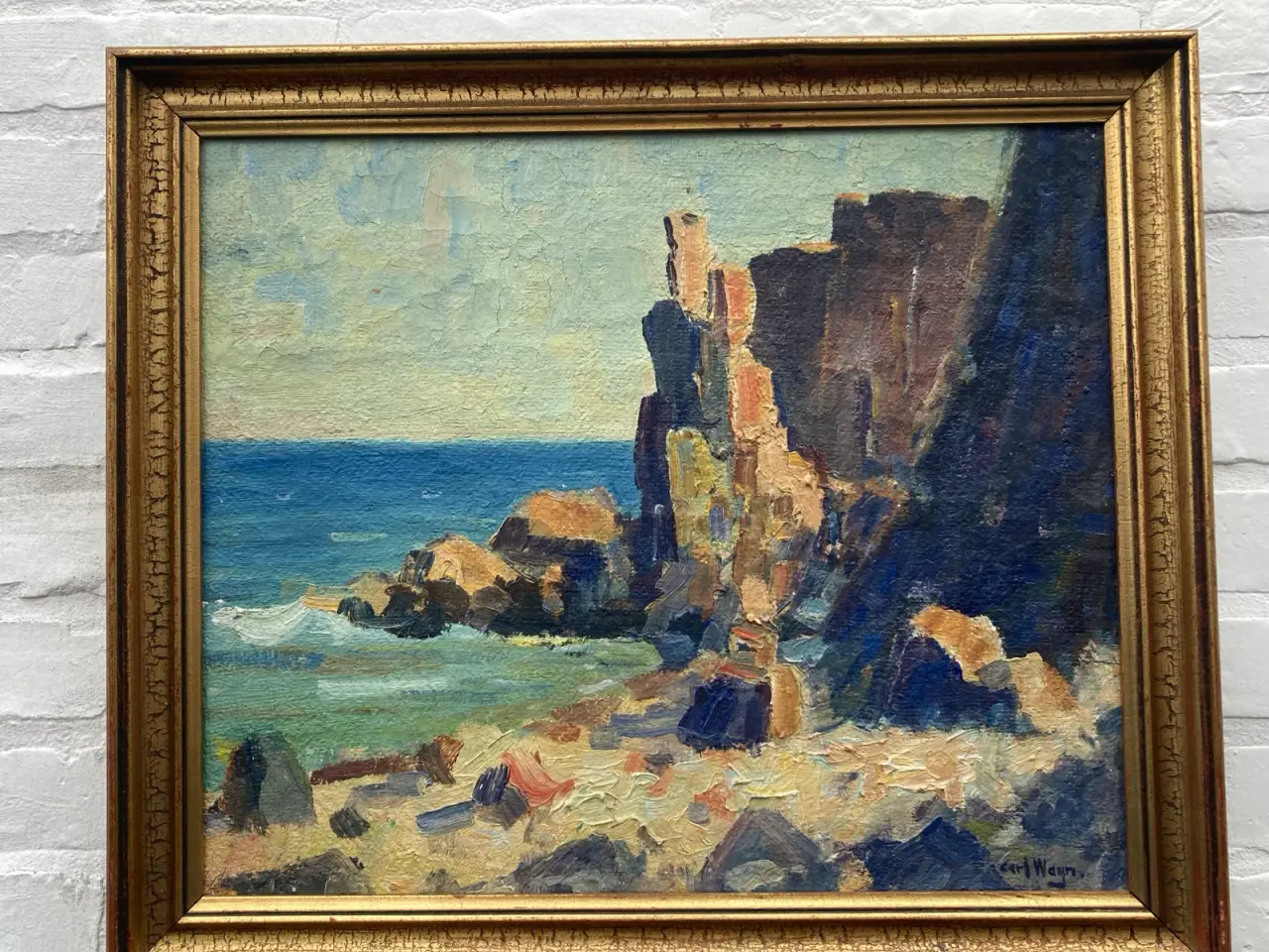 Billede 1 - Carl Wagn, Bornholm, klipper og kyst
