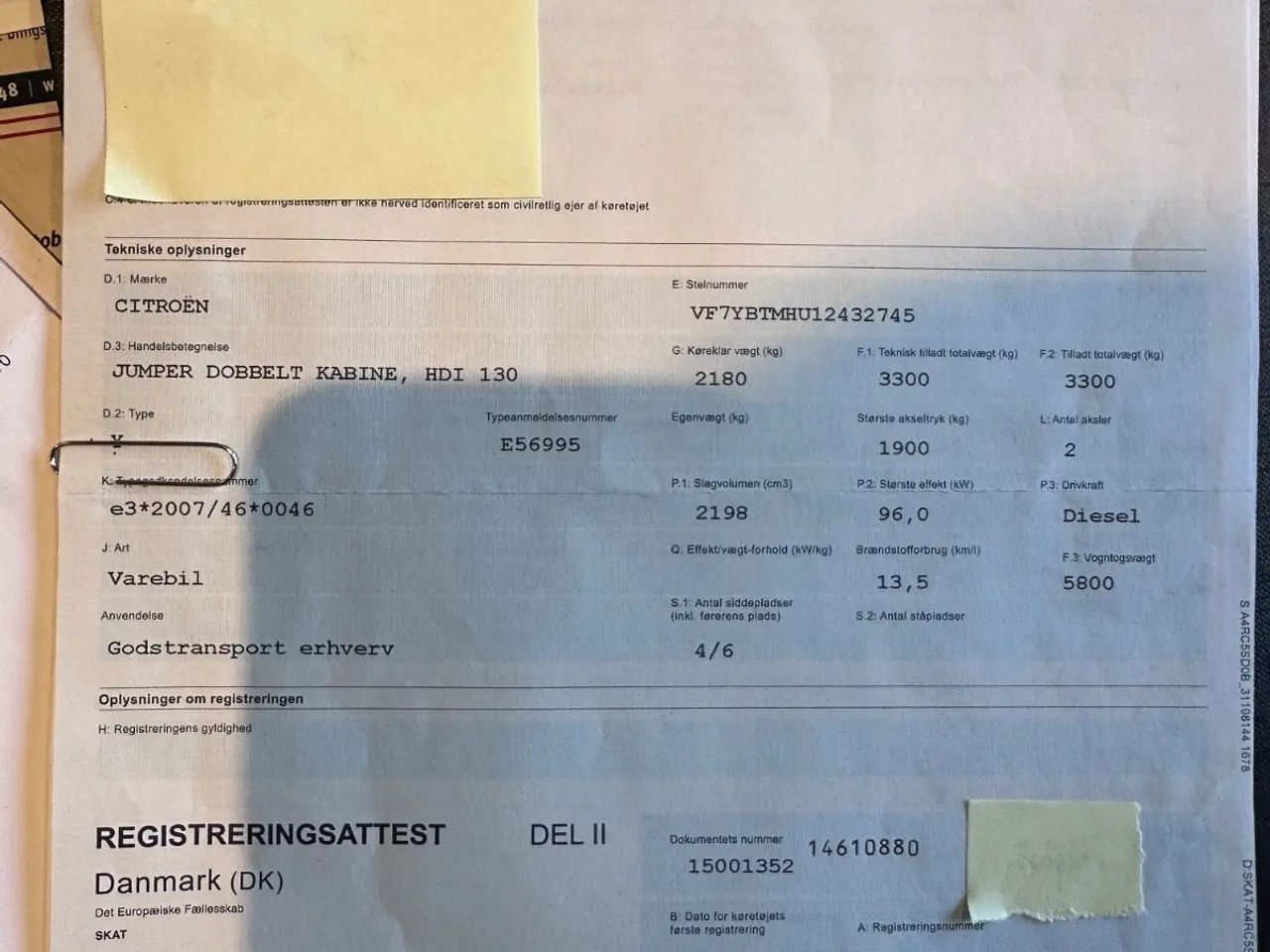 Billede 16 - Citroën Jumper 33 2,2 HDi 130 Mandskabsvogn m/lad L3