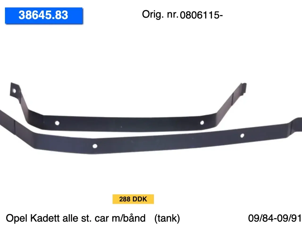 Billede 8 - Opel Kadett st. car tanke