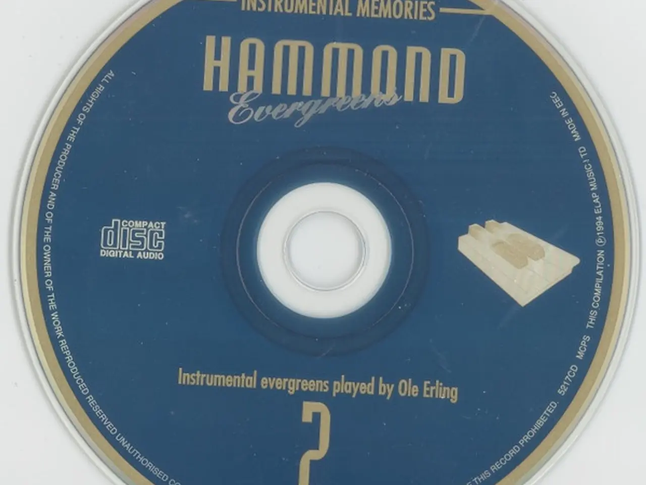 Billede 3 - Ole Erling – Hammond Evergreens 2 – CD