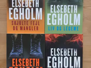 TILBUD: Elsebeth Egholm, 6 bøger, 50 kr. pr. stk.