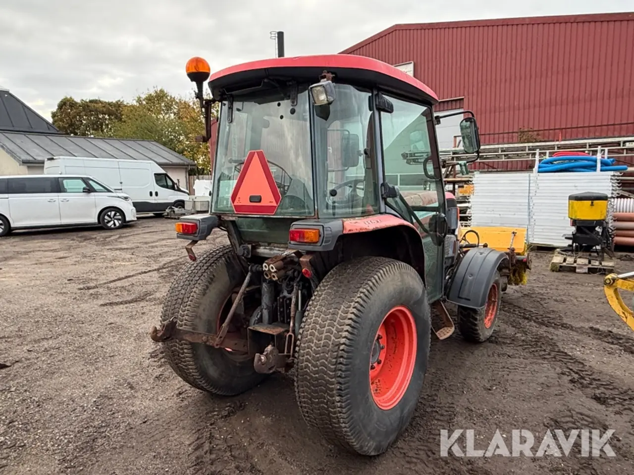 Billede 5 - Traktor Kubota L4240 med kost