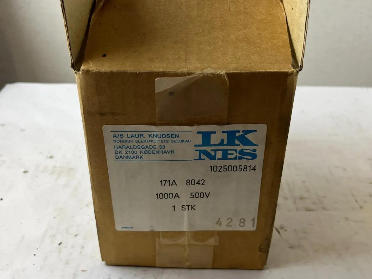 Billede 4 - LK NBS 171A 8042 1000A 500V Universal Fuse DIN 4