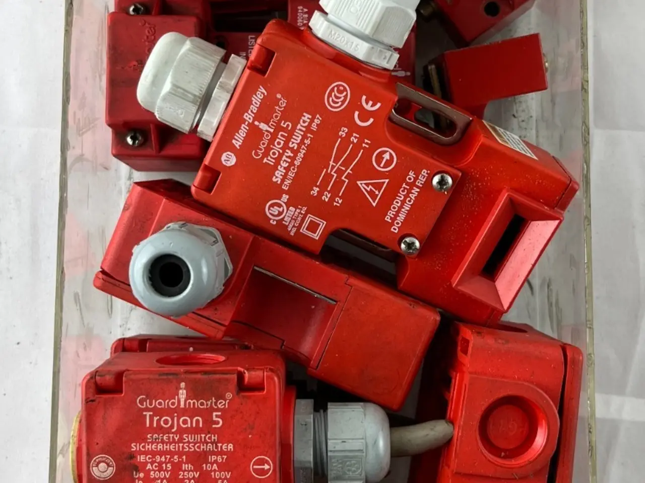 Billede 1 - parti 8x Safety Interlock Switches GuardMaster 5