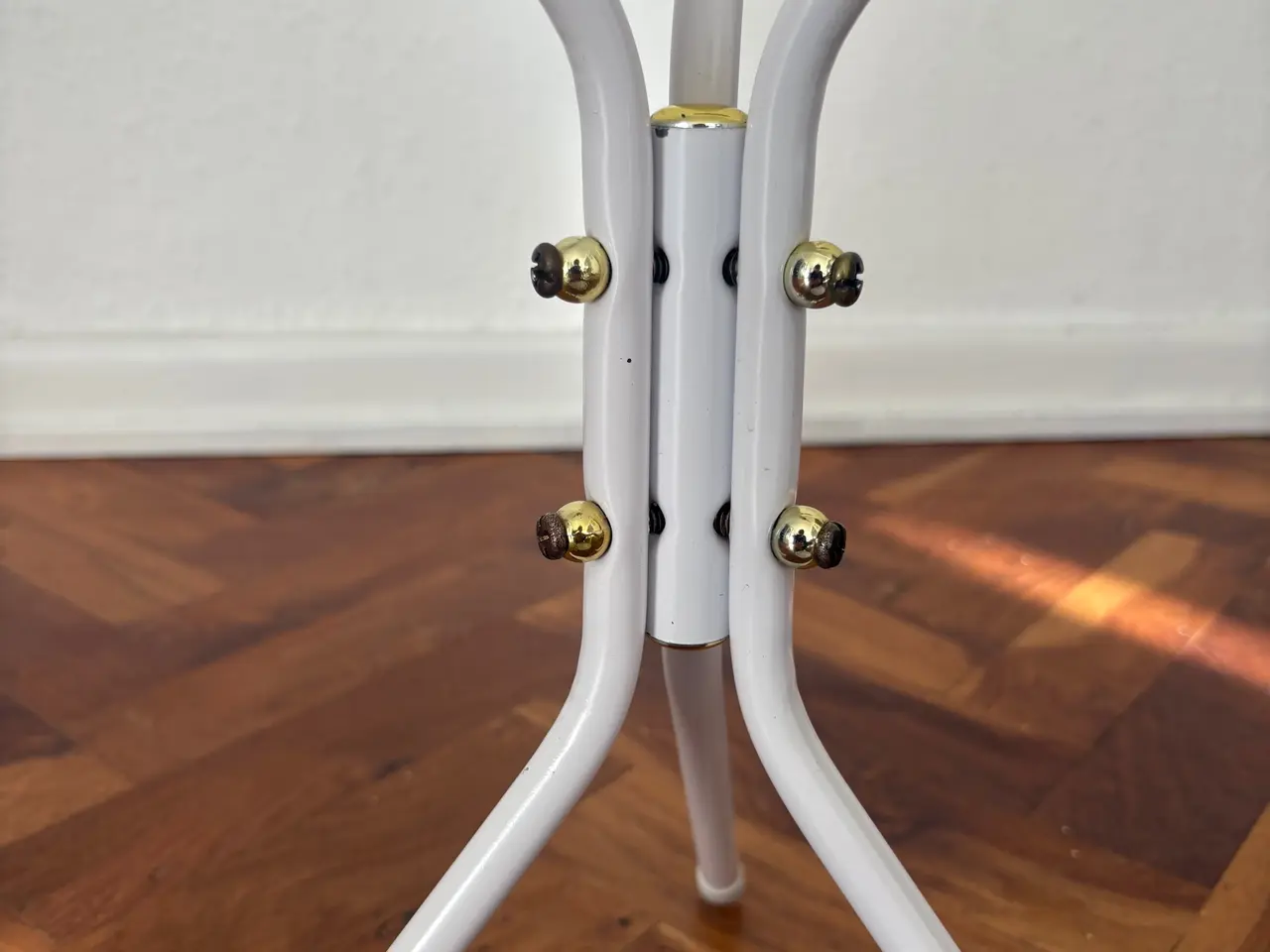 Billede 5 - Blomsterbord/sidebord med rund plade i marmor