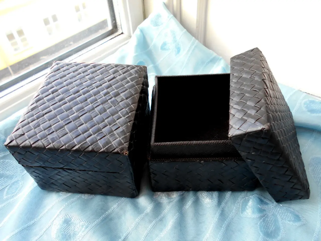 Billede 1 - Sorte fletkasser 8 x11 dm