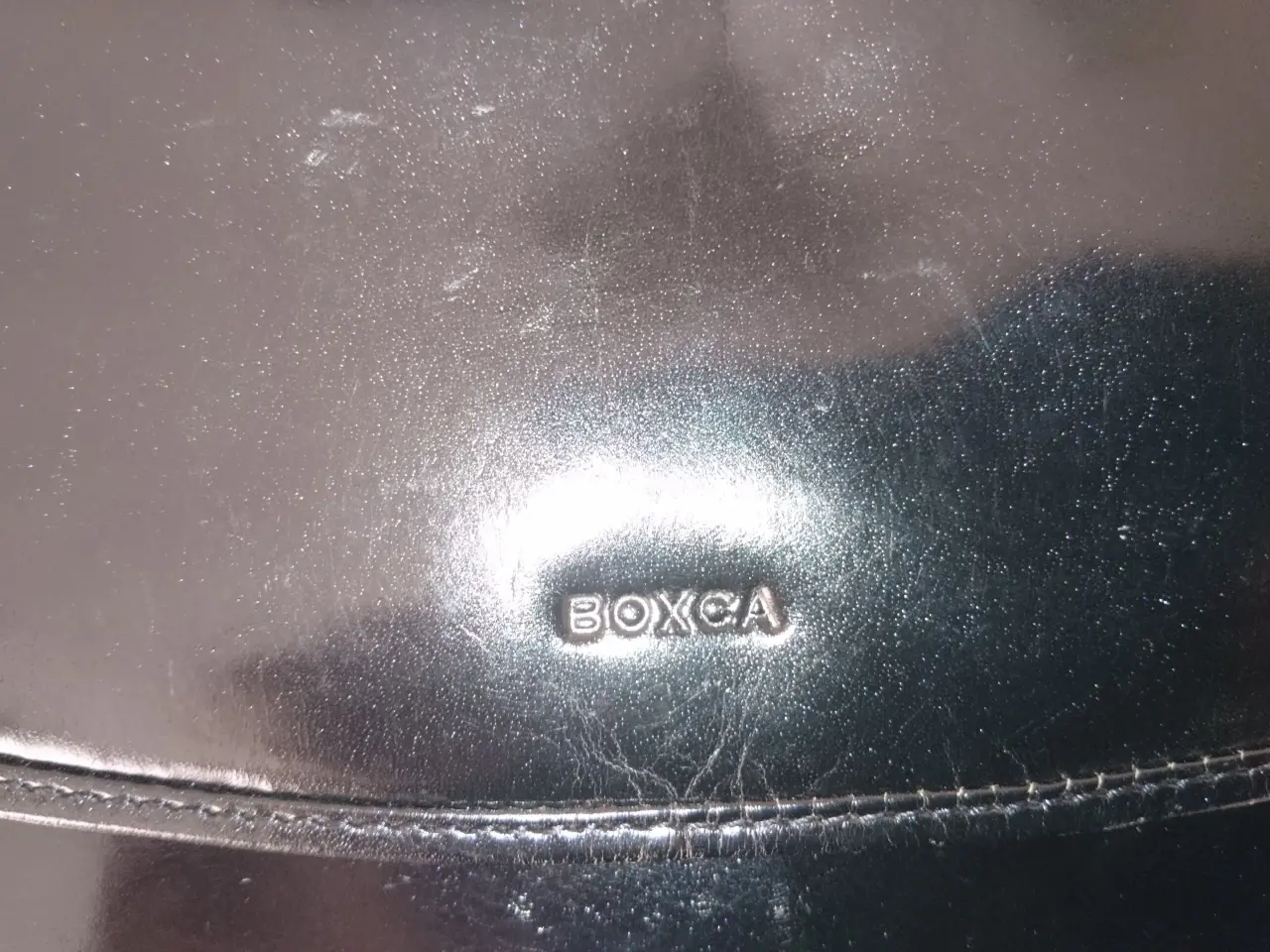 Billede 4 - Boxca skuldertaske i sort læder